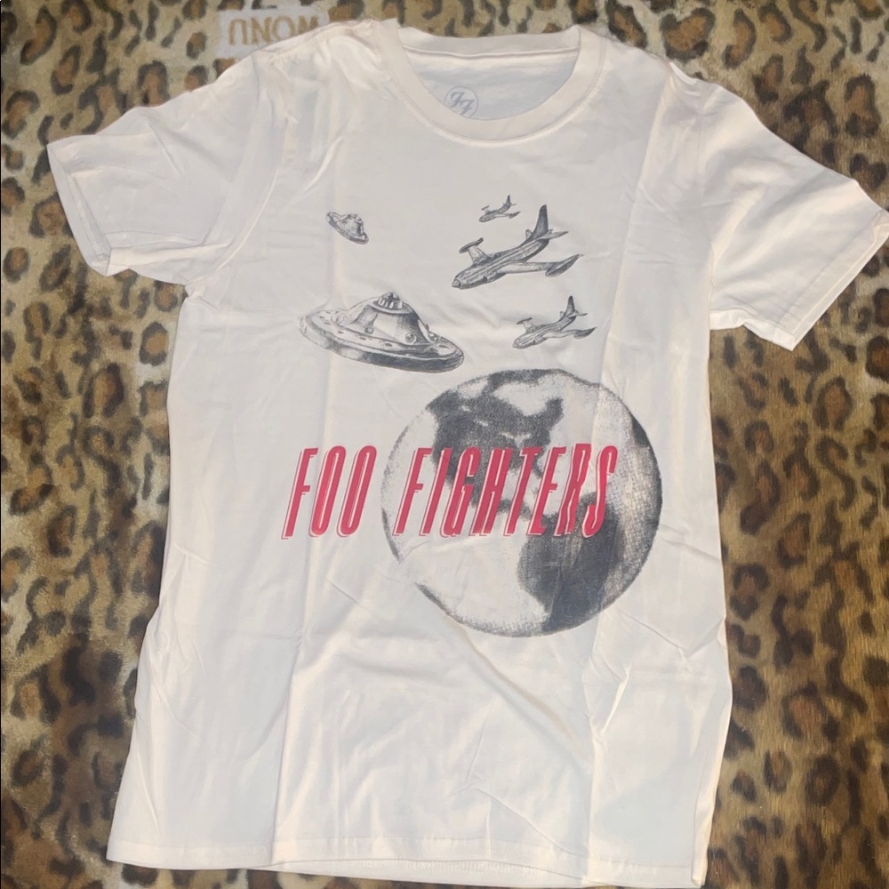 Foo Fighters White Graphic Men's T-Shirt